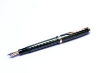 Faber Castell Osmia 884 F Tortoise Green Celluloid Fountain Pen