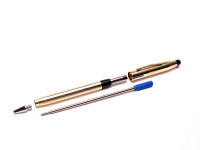 The Original Oversize 1990s CROSS Townsend Made in USA 23K Gold Plated Ballpoint Pen - Made for Philip Morris