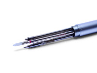 PARKER Executive Quattro Matte Chrome Multi Function Color Red Black Ballpoint Data Pen Pencil