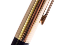 1960s Mint Pelikan M30 (30) Rolled Gold Fountain Pen Cap Replacement Part Full Unit With Clip, Crown Logo and Inner Sleeve Ring