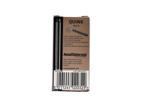 New Authentic Original Made in France PARKER QUINK Fountain Pen Ink Cartridges Refills Reserve Long Large Size - Black - Pack of 5