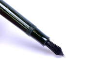 Faber Castell Osmia 884 F Tortoise Green Celluloid Fountain Pen