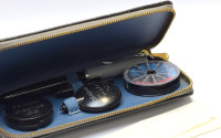 1960s Complete PELIKAN Graphos G2 P1 Based Technical Drawing Drafting Pen Set - Rapidograph - In Leather Pouch