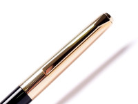 1960s Mint Pelikan M30 (30) Rolled Gold Fountain Pen Cap Replacement Part Full Unit With Clip, Crown Logo and Inner Sleeve Ring