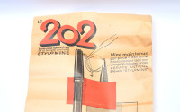 NOS Time Capsule - Stylomine No. 202 / 302 - Lost Brand of France - Unique "Anti-theft" 1940s Black Resin 1.18mm Leads Repeater Pencil