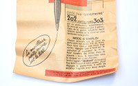 NOS Time Capsule - Stylomine No. 202 / 302 - Lost Brand of France - Unique "Anti-theft" 1940s Black Resin 1.18mm Leads Repeater Pencil