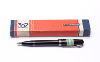 NOS Time Capsule - Stylomine No. 202 / 302 - Lost Brand of France - Unique "Anti-theft" 1940s Black Resin 1.18mm Leads Repeater Pencil