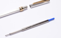 Vintage 1990s Flagship Aurora Magellano 925 Solid Sterling Silver Made in Italy Ballpoint Pen in Box with New Refill