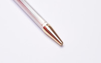 Vintage 1990s Flagship Aurora Magellano 925 Solid Sterling Silver Made in Italy Ballpoint Pen in Box with New Refill