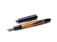 Pelikan 400NN 400 Flexible Nib Tortoise Brown Striped Gunther Wagner Fountain Pen