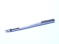 Markant M7720 East German Brushed Stainless Steel Fountain Pen