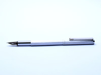Markant M7720 East German Brushed Stainless Steel Fountain Pen