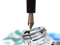 1960s MONTBLANC Monte Rosa Fully Flexible 14K Nib EF to BBB Precious Black Resin & Steel Cap Fountain Pen