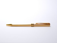 Vintage 1990s Flagship Aurora Magellano Italy Gold Plated Ballpoint Pen