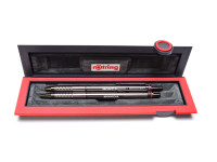 Rotring Esprit Double Push Anthracite Grey Ballpoint Pen & 0.5 mm Mechanical Pencil Set in Box