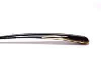 27300 / 13926 MONTBLANC Meisterstück / Masterpiece Large Black Resin & Gold Desktop Letter Opener