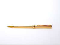 Vintage 1990s Flagship Aurora Magellano Italy Gold Plated Ballpoint Pen