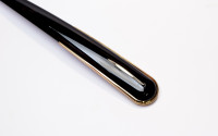 27300 / 13926 MONTBLANC Meisterstück / Masterpiece Large Black Resin & Gold Desktop Letter Opener