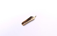 Original 1950's PELIKAN 400 400N 400NN Fountain Pen 14K 585 Solid Gold Flex Two Hole Nib F Size Unit Part Spare