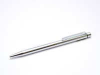 Stunning Brilliant 1981 NOS New Sheaffer 1000 Targa Mirror Chrome F Fine Nib Fountain Pen & Ballpoint Pen Set