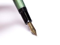 Vintage Original 1955 PELIKAN 140  Fountain Pen 14K 585 Solid Gold Flex Nib EF Size