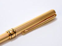 Vintage 1990s Flagship Aurora Magellano Italy Gold Plated Ballpoint Pen