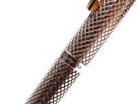 Rare Stunning 1960s Sheaffer Imperial Triumph Touchdown PFM Solid 925 Sterling Silver Fountain Pen 14K EF Flex Gold Nib