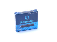  Black Schwarz New Schneider 6 Pack Ink Cartridges 6601 Short Standard International Size Made in Germany (Fit Most Vintage/New Fountain Pens)