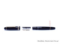 Montblanc Meisterstuck No.146 Platinum Coated Fountain Pen Piston Guide Part Spare Repair