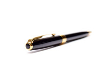 Parker Sonnet Black Lacquer & Gold Plated Trims Ballpoint Pen Made in France
