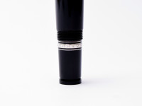 2000 Montblanc Boheme/Bohème NOIR Black Resin & Onyx Gemstone Platinum 14K White Gold Safety Fountain & Ballpoint Pen