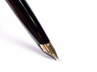 NOS 1970s MONTBLANC No. 320 360 380 Black Resin 14K EF Fountain Pen Lever Ballpoint & 1.17mm Mechanical Pencil Set in Box