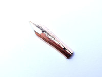 Original 1950's PELIKAN 400 400N 400NN Fountain Pen 14K 585 Solid Gold Flex Two Hole Nib F Size Unit Part Spare