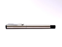 Original NOS PARKER Vector Made in USA Classic Matte Stainless Steel Rollerball Pen