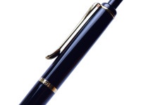 Vintage W. Germany Pelikan K100 Black & Gold Ballpoint Pen 337 Refill