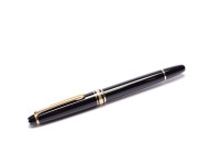 Montblanc Meisterstuck Masterpiece No. 163 Classique Luxury Black Resin & Gold Rollerball Pen