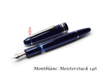 Vintage 80's Montblanc Meisterstuck No.146 Fountain Pen Clip Part Spare Repair