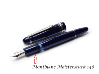 Montblanc Meisterstuck No. 146 Black Resin Fountain Pen Front Section Spare Part Repair