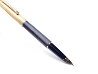 Waterman C/F CF CONCORD Brushed 18K Gold Nib Fountain Pen