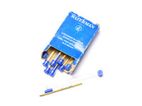 Original Rare NOS Blue WATERMAN PANTA D1 CF C/F Style Slim Mini Short Ballpoint Metal Refill Medium Made in France (For Vintage Pens BF3330463)