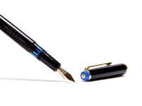 Rare 1960s Blue Captop KAWECO 36 D Durchschreiber Thick 14K Gold D EF Nib Piston Fountain Pen