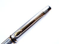 Italy Borghini V1 Solid 925 Sterling Silver Ballpoint Pen