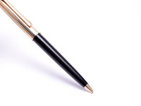 Mint 1960s Pelikan R30 / D30 / 30 Rolled Gold and Black Resin - 1.18mm Leads Mechanical Pencil