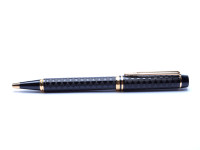  Waterman Harlequin Ideal Le Man 100 Chased Checkerboard Ballpoint Pen