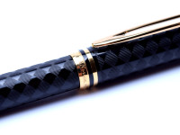  Waterman Harlequin Ideal Le Man 100 Chased Checkerboard Ballpoint Pen