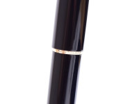 NOS 1970s MONTBLANC No. 320 360 380 Black Resin 14K EF Fountain Pen Lever Ballpoint & 1.17mm Mechanical Pencil Set in Box