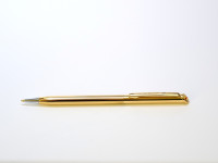 Made in USA 1980s Quill Gold Plated Rollerball Ballpoint & Mechanical Pencil Set in Box