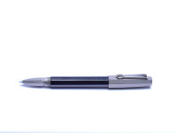 Limited Edition 2002 Montegrappa Tecn@ (Techno) Carbon Fiber & Titanium 18K 750 Gold Nib Fountain Ballpoint Data Pen & PDA Set 