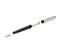 Mint 1960s Pelikan R30 / D30 / 30 Rolled Gold and Black Resin - 1.18mm Leads Mechanical Pencil