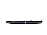 NOS 1970s MONTBLANC No. 320 360 380 Black Resin 14K EF Fountain Pen Lever Ballpoint & 1.17mm Mechanical Pencil Set in Box